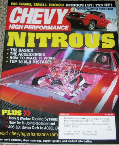 CHEVY HIGH PERFORMANCE 2005 APR - '54 VETTE/NOMAD